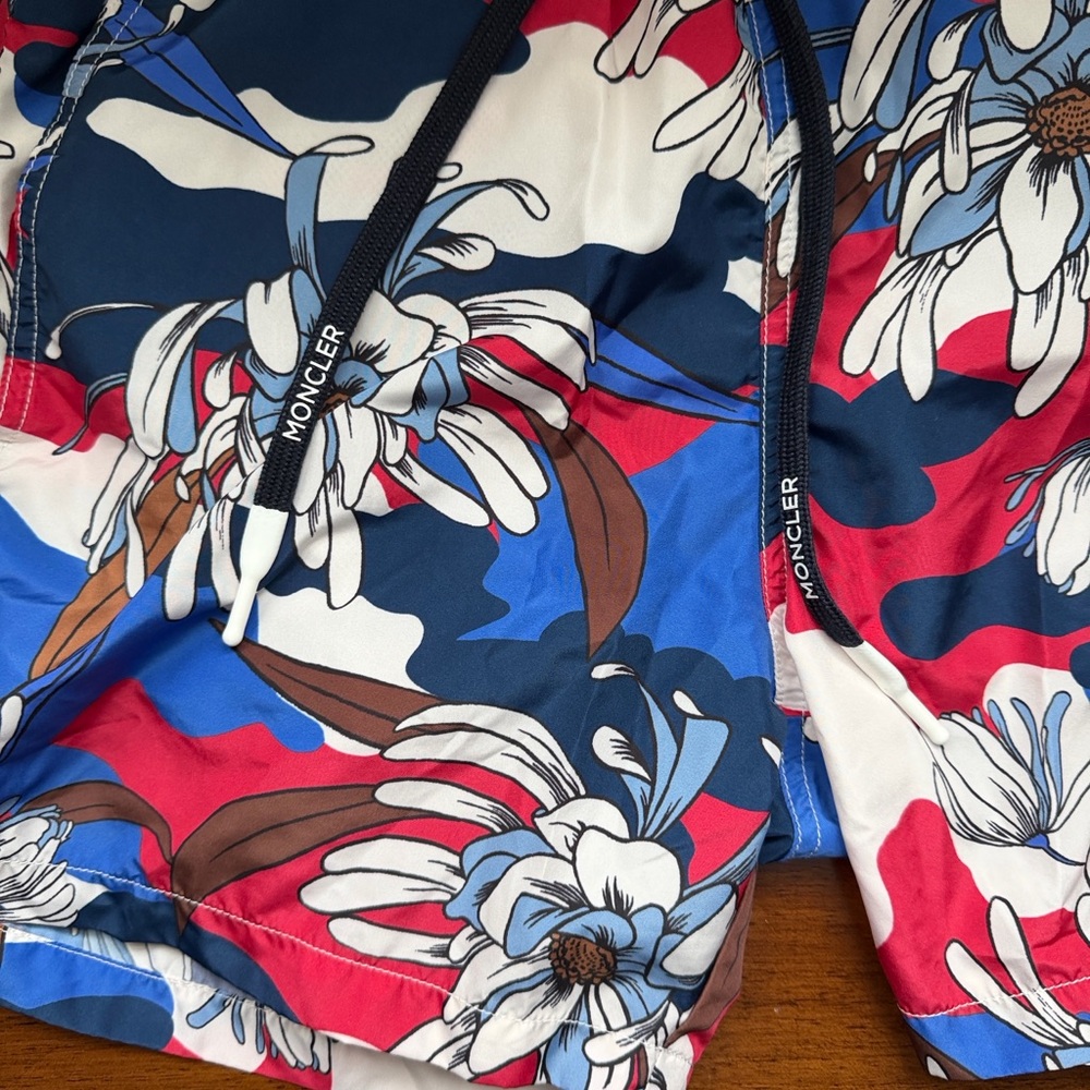 Moncler Floral Board Shorts - Red, Blue, White ⭐️ Host Pick⭐️ - Picture 3 of 8